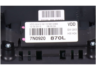 Přístrojová deska  Volkswagen Sharan 2015 7N0920870L  