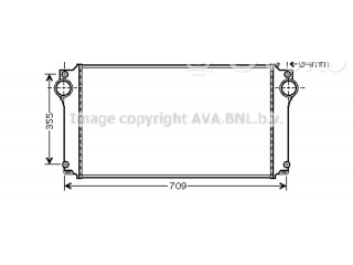 Интеркулер  179400R010, 179400R010   Toyota Avensis T250 