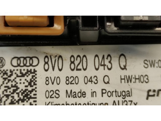 Блок управления климат-контролем 8V0820043Q   Audi A3 S3 8V