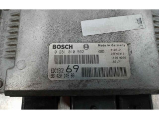 Блок управления двигателя 9642014880, 0281010592   Citroen Jumpy   