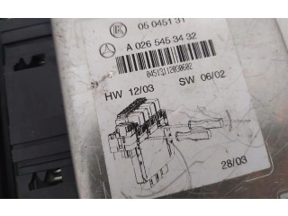 Блок комфорта A0265453432   Mercedes-Benz SL R230   