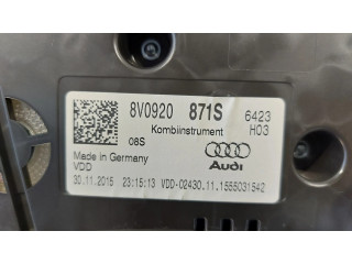 Панель приборов 8V0920871S   Audi A3 S3 8V       