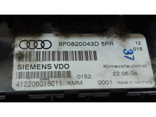 Блок управления климат-контролем 8P0820043D   Audi A3 S3 8L