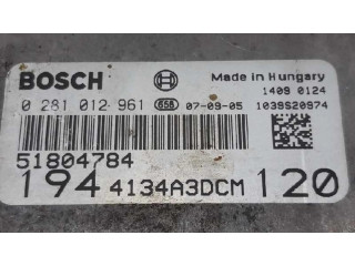 Řídící jednotka 0281012961, CENTRALITAMOTORUCE   Fiat Croma 2008