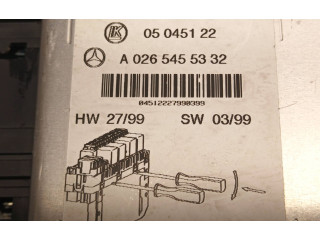  Pojistková skříňka A0265455332, 05045122   Mercede-Benz S W220 2001
