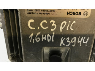 Блок управления двигателя 9666729580, 9674245180   Citroen C3 Picasso