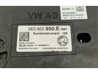 Přístrojová deska  Skoda Octavia Mk3 (5E) 2014 5E0920950E  