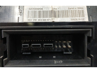 Панель приборов 3C0920871D, A2C53242428   Volkswagen Passat Alltrack       