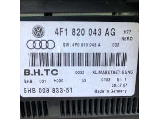 Блок управления климат-контролем 4F1820043AG, 4F0910043A   Audi A6 S6 C6 4F