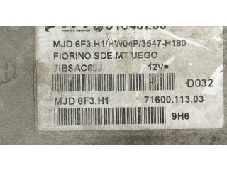 Řídící jednotka 51846260, 51846260   Fiat Fiorino 2009