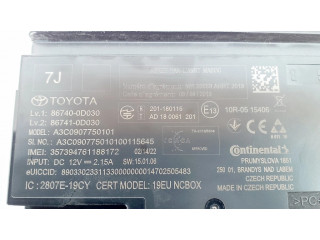 Блок комфорта 867400D030, A3C0907750101   Toyota Yaris XP210   