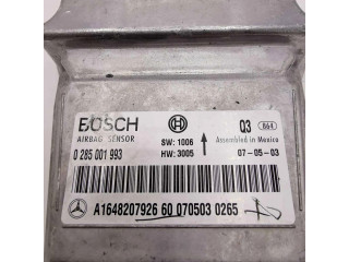 Блок подушек безопасности A1648207926, 0285001993   Mercedes-Benz R W251