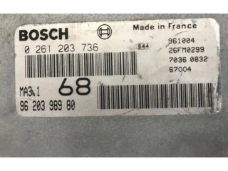 Řídící jednotka 9620398980, 0261203736   Peugeot 106 