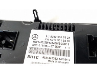 Блок управления климат-контролем A2129006527   Mercedes-Benz E W212