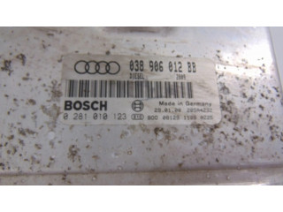 Блок управления двигателя 038906012BB, 0281010123   Audi A3 S3 8L