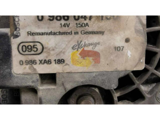 Генератор 0986XA6189, 0986047150   Mercedes-Benz C W203 3.0     