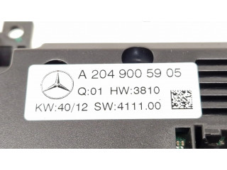 Блок управления климат-контролем A2049005905, 411100   Mercedes-Benz CLS C218 X218