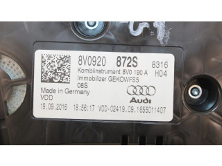 Панель приборов 8V0920872S   Audi Q2 -       