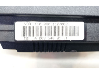 Přístrojová deska  Mercedes-Benz C W203 2001 A2035408111, 110080112  