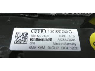 Блок управления климат-контролем 4G0820043G, 4G0820043AB   Audi A6 S6 C7 4G