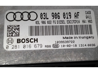 Řídící jednotka 03L906019AF, 03L906022FG   Audi A6 S6 C6 4F 2010
