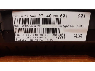 Панель приборов A2515407511, A2514420521   Mercedes-Benz R W251       