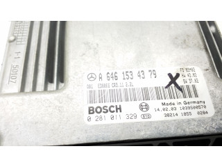 Řídící jednotka A6461534379, 0281011329   Mercedes-Benz E W211 2005