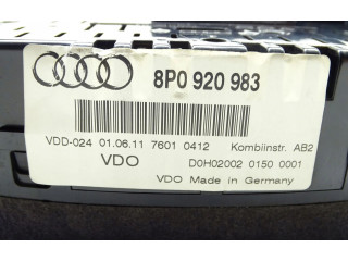 Přístrojová deska  Audi A3 S3 8P 2008   