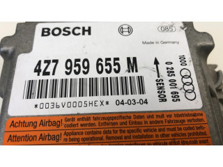 Блок подушек безопасности 4Z7959655M, 0285001695   Audi A6 Allroad C5