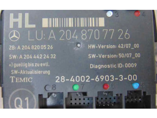 Блок комфорта A2048707726   Mercedes-Benz C W204   