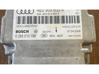 Блок подушек безопасности 4E0959655K, 0285010188   Audi A8 S8 D3 4E