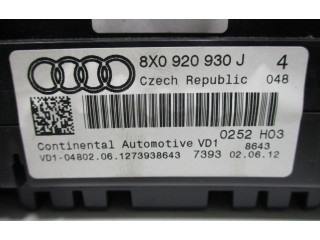 Спидометр (приборный щиток) 8X0920930J   Audi A5 Sportback 8TA 2012