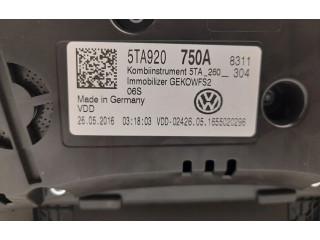 Přístrojová deska  Volkswagen Touran III 2016 5TA920750A  