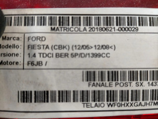 Задний фонарь  1432274    Ford Fiesta   2006-2008 года