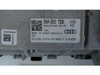Přístrojová deska  Audi Q4 Sportback e-tron 2022 LICZNIK VIRTUAL ZEGARY LCD AUDI E-TRON Q4 89A 89A920725  