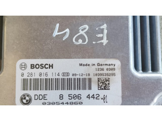 Řídící jednotka 8506442, 0281016114   BMW X1 E84 2010