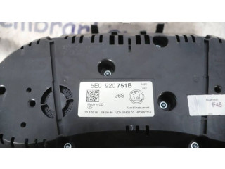 Přístrojová deska  Skoda Octavia Mk3 (5E) 2016 5E0920751B, 2232016  
