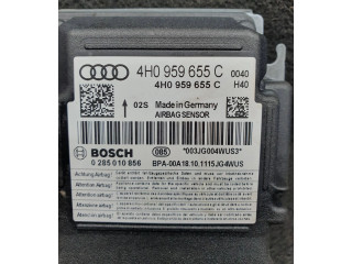 Блок подушек безопасности 4H0959655C, 0285010856   Audi A6 S6 C7 4G