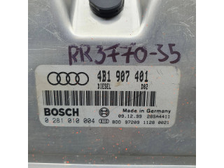 Блок управления двигателя 4B1907401, 0281010004   Audi A6 S6 C5 4B