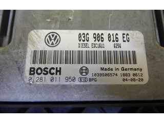 Řídící jednotka 03G906016EG, 0281011950   Seat Toledo III (5P) 2004