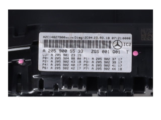 Přístrojová deska  Mercedes-Benz C W205 2018 A2539008705  