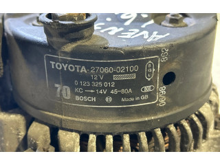 Генератор 2706002100, 0123325012   Toyota Avensis T220      