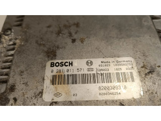 Блок управления двигателя 0281011571, 8200309318   Renault Vel Satis