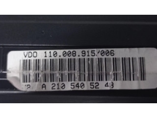 Přístrojová deska  Mercedes-Benz E W210 2000 A2105405243, 110008915006  