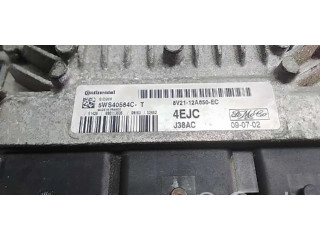 Блок управления двигателя 8V2112A650EC, 5WS40584C   Ford Fiesta