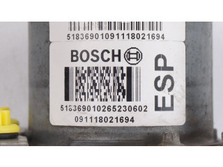 Jednotka ABS 0265230602, 51836901   Peugeot Bipper 2010