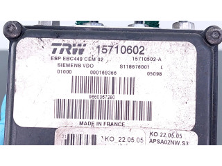 Jednotka ABS S118676001, 15710602   Peugeot 407 2006