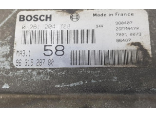 Řídící jednotka 9631528780, 0261204788   Peugeot 106 1996