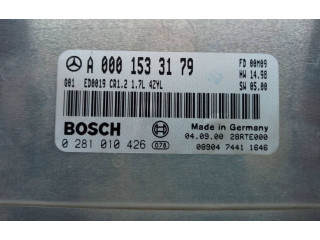 Řídící jednotka A0001533179, 0281010426   Mercedes-Benz A W168 2000