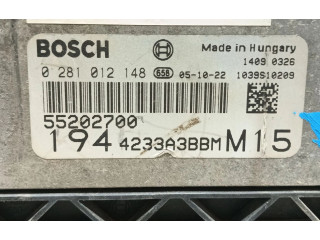 Řídící jednotka 55202700, 0281012148   Fiat Croma 2006